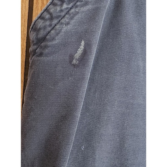 Carhartt Grey Loose Fit Carpenter utility work Jeans Mens Size 36x30 *Flaw* - Picture 4 of 12